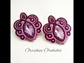 TUTORIAL SOUTACHE ORECCHINI ORCHIDEA collab. PerlineBijoux