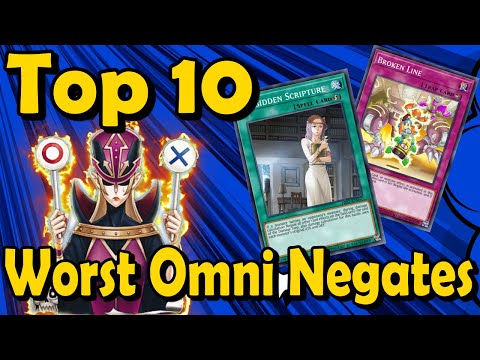 omni negate cards yugioh Yu-Gi-Oh! - Attack (TSC-003) - The Sacred GBA Promo - Promo Edition Top 10 Worst Omni Negates