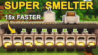The BEST Super Smelter in Minecraft 1.20 (Tutorial)