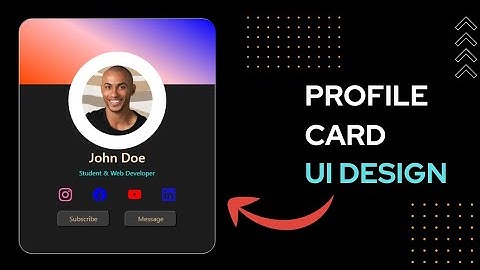 How To Create a Professional Profile Card using HTML,CSS & Bootstrap | Profile Card | #cards