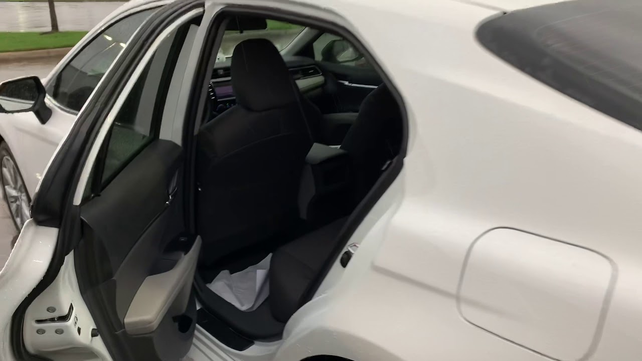 How To: Fold Down Rear Seats Car: 2019 Toyota Camry Le