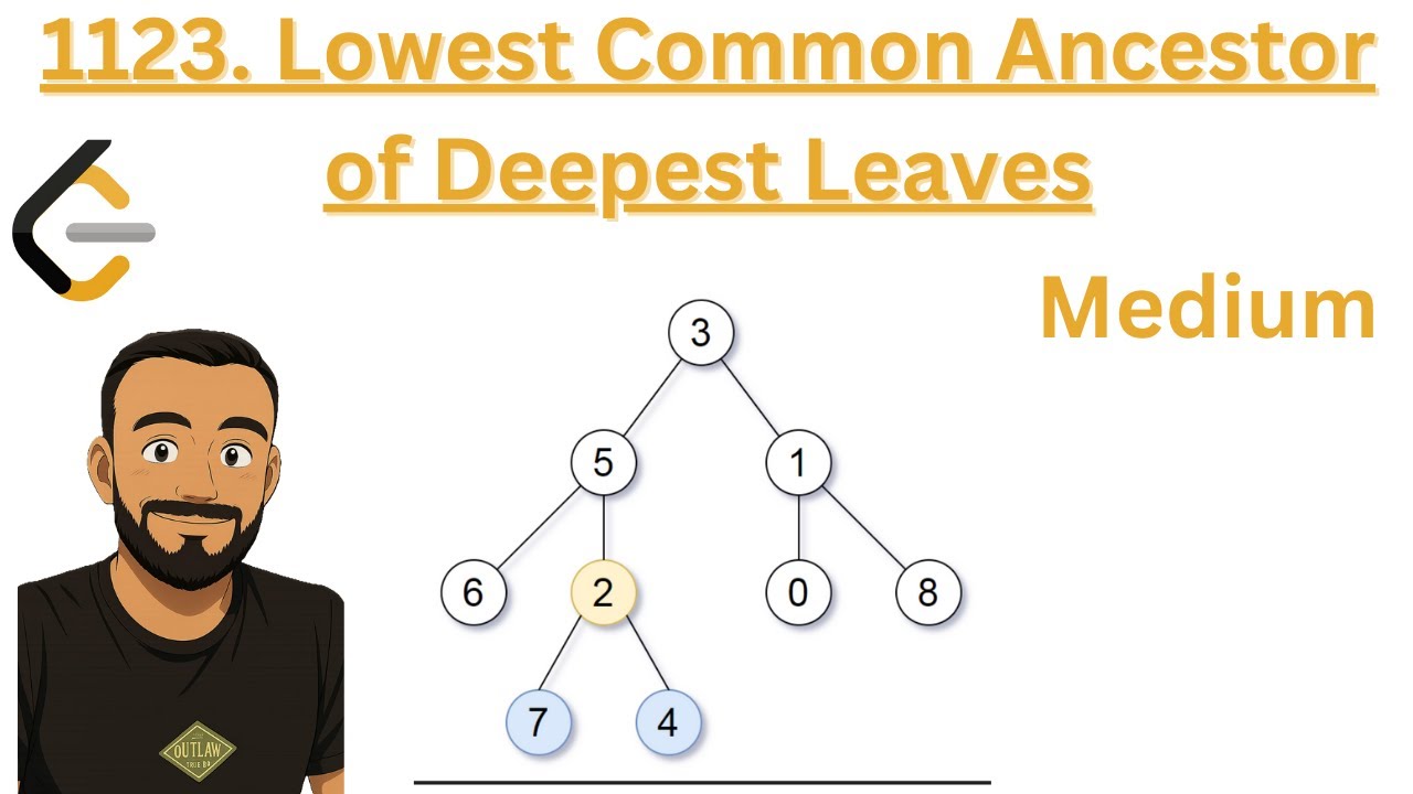 1123. Lowest Common Ancestor of Deepest Leaves | Binary Tree | DFS ...