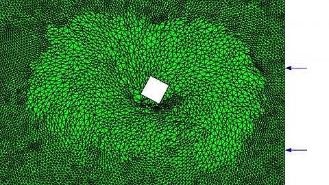 Dynamic mesh motion with tetrahedral elements - Ansys fluent