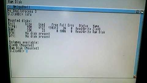 Amiga 1000 "autobooting" Workbench 3.1 from a parallel port Zip drive