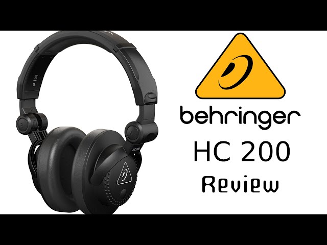 Auricular DJ Estudio Profesional Behringer HC200 20Hz-20KHz – Gold Top