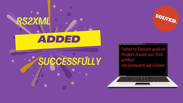 Solved | rs2xml.jar giving errors