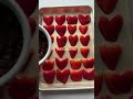 The viral Valentine’s Day strawberries! 🍫 #valentinesday #healthydessert