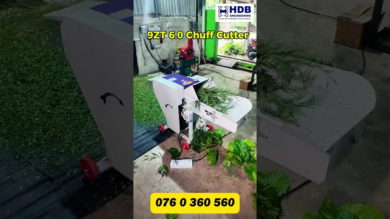 සුපිරි වේගය! | ⚡️ අලුත්ම 9ZT 6.0 Chaff Cutter එකේ Magic HDB Engineering