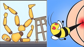 Kick and break the Ragdoll Vs Tricky Puzzle 