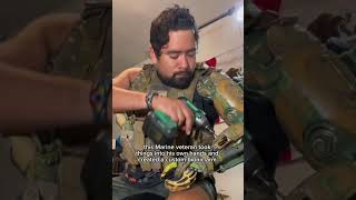Built his own bionic arm 💪 (@tejano_space_cowboy)