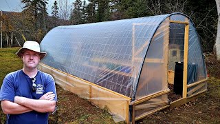 DIY Cattle Panel Greenhouse Build (One Person)