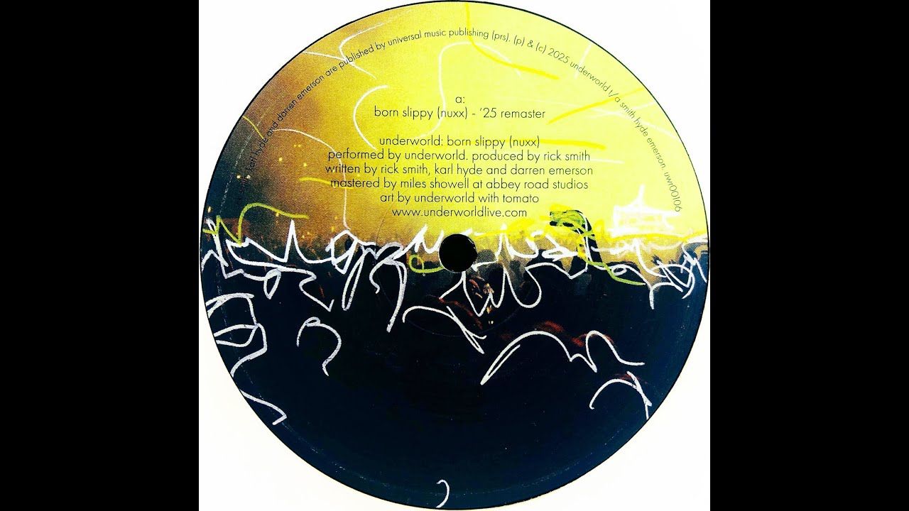 UNDERWORLD born slippy .NUXX サイン入り Underworld – Born Slippy (Nuxx) / Rez – Vinyl (12