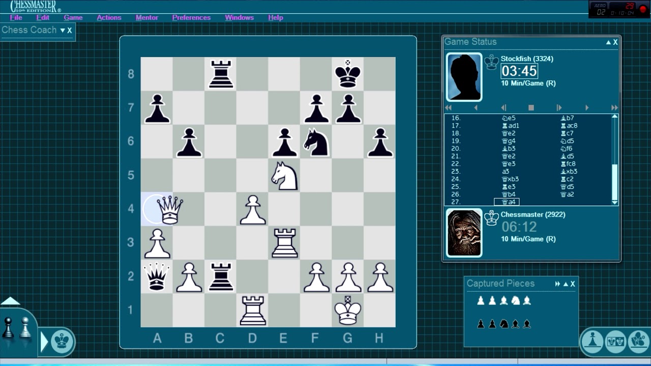 partidos de la copa america 2019 COMBATE NO HUMANO IV: Chessmaster vs Stockfish
