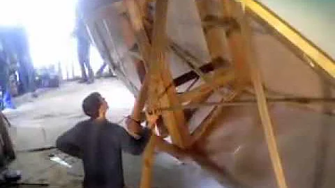 Turning over new 34' boat