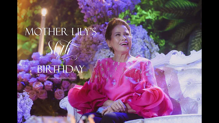 Mother Lily Monteverde's 80th Birthday | Same day ...