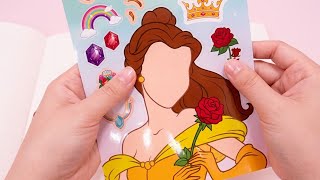 ​💖🌹 Cute Disney Princess Sticker Play! Vivid &amp; Realistic ASMR Sounds ✨👑