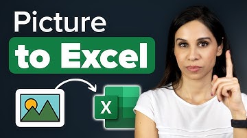 Import Data from a Picture into Excel Desktop | Convert Image to Data