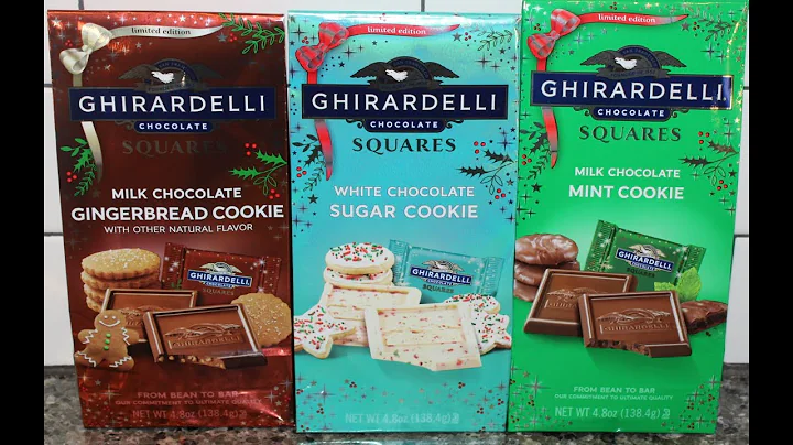 Ghirardelli Squares: Gingerbread Cookie, Sugar Cookie & Mint Cookie Review