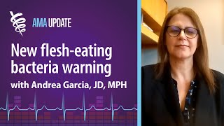 Eris and Pirola COVID variants, plus CDC flesheating bacteria warning with Andrea Garcia, JD, MPH
