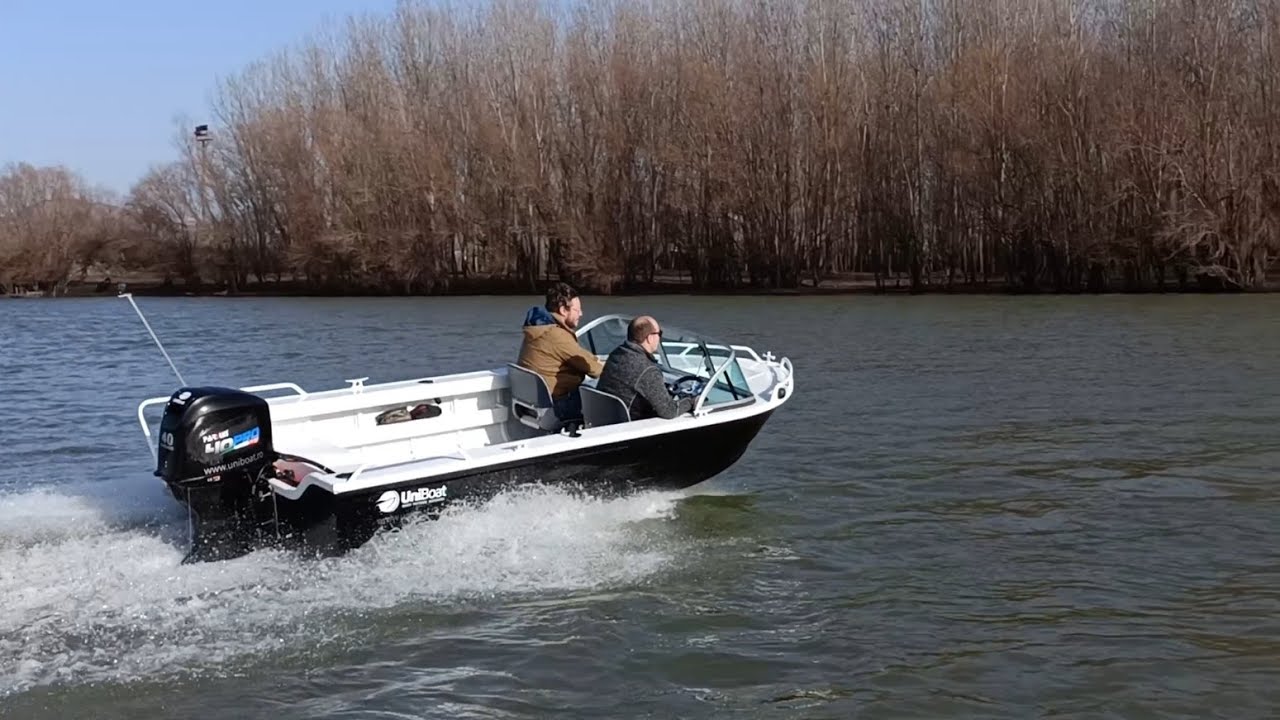 Barca din aluminiu GP450 cu motor Parsun F40 PRO | Pe Dunare la Macin !