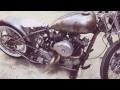 1979 harley ironhead bobber  cold start and walk around