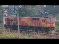 DANGEROUS 😱 WDG4G DIESEL ENGINE GOODS TRAIN INDIAN RAILWAYS ||