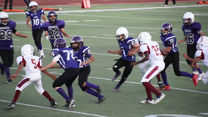 8th Grade Football Game Sybert vs Serna MS 2019