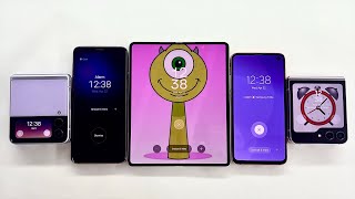 Samsung Z Flip 5  Z Flip 3  Z Fold 3  Galaxy S9  Galaxy S10e Alarm Clock And Timer 