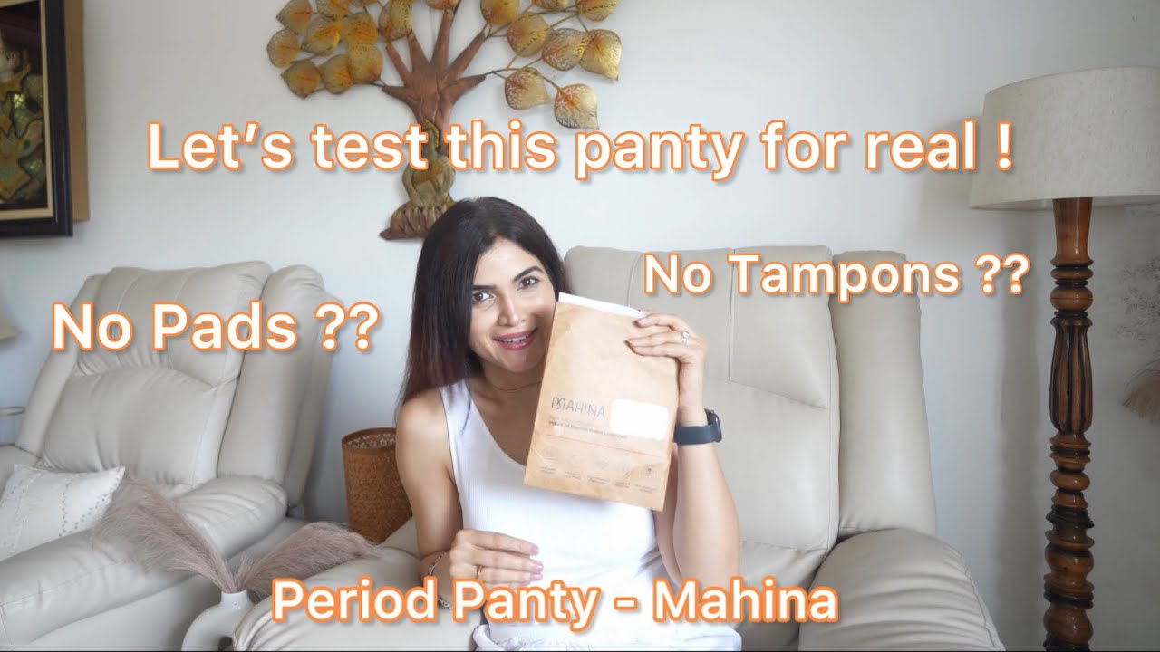 I put Mahina Period Panty to the Ultimate Period Test!  Is it worth it? Crazy Challenge 🤯