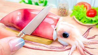 Grilled Small Squid Recipe Dipped Spicy And Sour Sauce 🦑🤤 Mini Cooking Squid Ideas Today 🦑 by Petite Cooking 4,203 views 16 hours ago 2 hours, 2 minutes