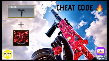 BEST MAC-10 gunsmith with Red Sprite camo is BROKEN in COD Mobile! 🔥