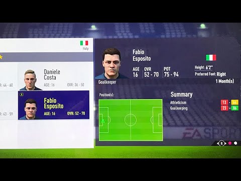 فيفا 18 كارير مود نمط المهنة شرح لأكاديمية الشباب كيف تحصل على لاعبين 94 Fifa18 Academy Scout Youtube