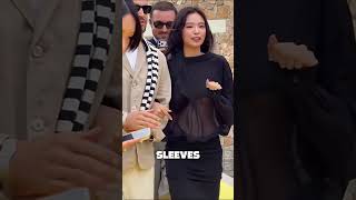 Jennie’s HOT Black Outfit at Jacquemus Event 🔥 #blackpink #kpop