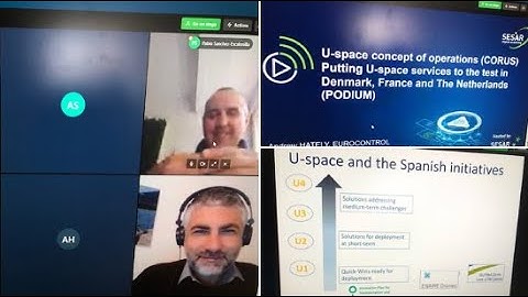 SESAR   U-space webinar : Concept of Operations