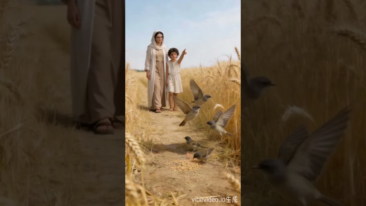 不要为生命忧虑吃穿Don’t worry about food and clothing #不要忧虑 #donotworry  #luke #bibleshorts  #scripturevideo