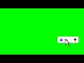 Animated youtube like button green screen