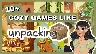 Better than Unpacking? | Cozy Games Like Unpacking | Cozy Switch Playstation PC Xbox Games 2024