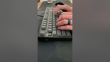 Frankenswitch P3 Stem | MK870 TKL | Typing Test  #mechanicalkeyboard #typing #keyboard