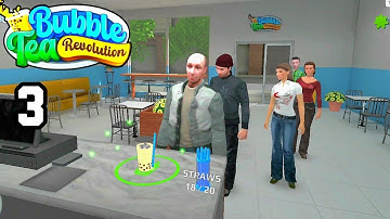 Bubble Tea Revolution. 🧋Serve for Customers. Gameplay Walkthrough iOS,Android Games.