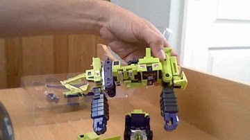 transformer g1 devastator add on jb-07 kit power of destruction!
