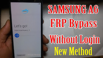 SAMSUNG A6 FRP/GOOGLE LOCK BYPASS WITHOUT PC 1000% WORKING by waqas mobile