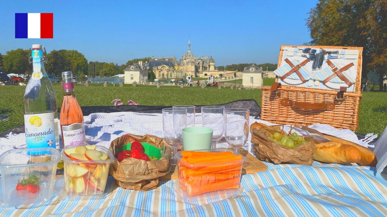 国際結婚 / 絶景のシャンティイ城でファミリーピクニック / 国際ファミリー / 日仏家族 / フランス生活 日本人