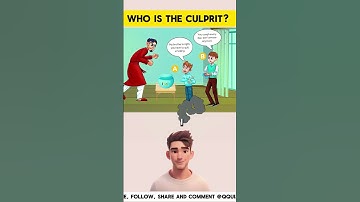 Who is the culprit? #riddlechallenge #riddleoftheday #enigma #logicpuzzles #riddle #brainteasers