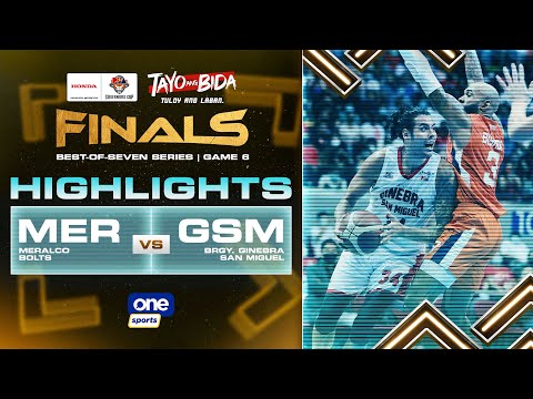 Brgy. Ginebra vs. Meralco Finals Game 6 highlights | PBA Governors' Cup 2021