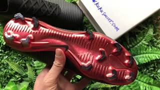 Nike Mercurial Vapor Flyknit Ultra Triple Black Red