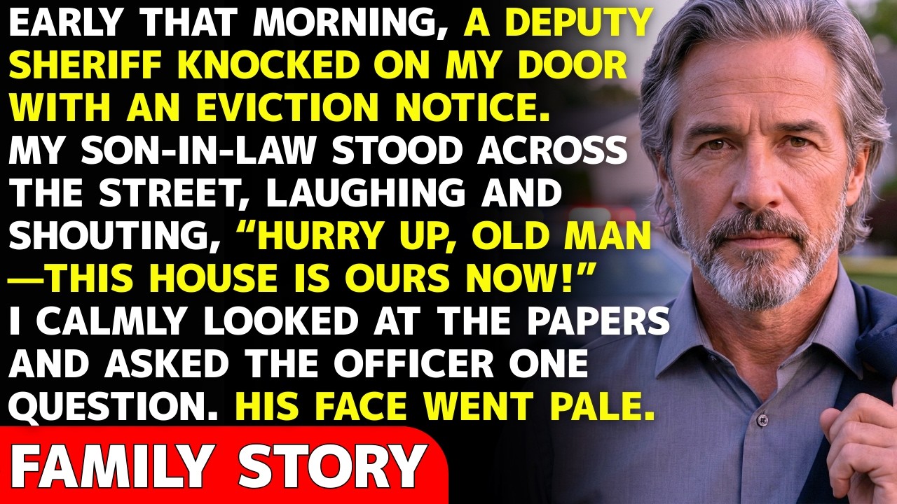 The Deputy Sheriff Knocked At Dawn With Eviction Papers — My SIL Was Laughing Across The Street