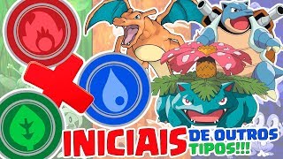 QUAIS POKÉMON MAIS POPULARES DOS TIPOS GRAMA FOGO E ÁGUA ?? 