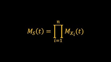 Applications of Moment Generating Functions Part 3 (Sums of Independent Random Variables)