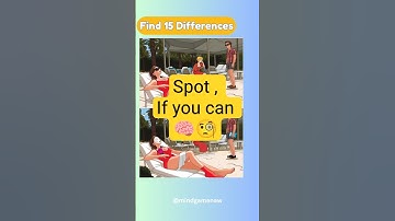 Spot the differences 🕵️🕵️#SpotTheDifference #FindTheDifference #VisualPuzzle #Shorts #Trending