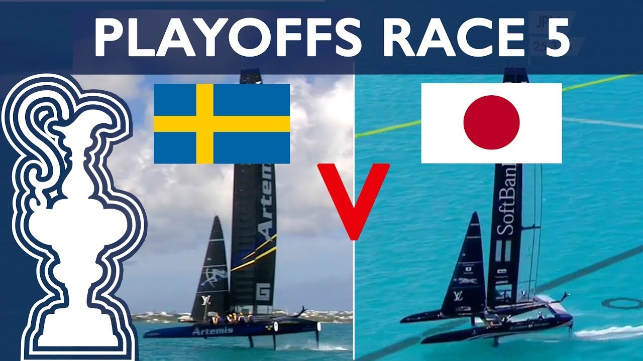 35th America's Cup LV Semi-Final 2 SWE vs. JPN Race 5 | AMERICA'S CUP